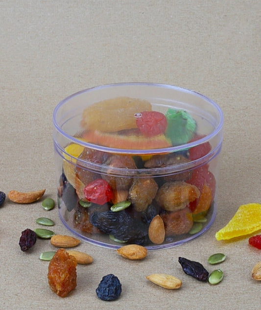 300ML ROUND PS CONTAINER (10PCS)