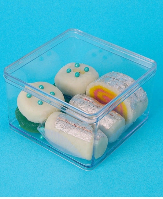 300ML SQUARE PS CONTAINER (10PCS)